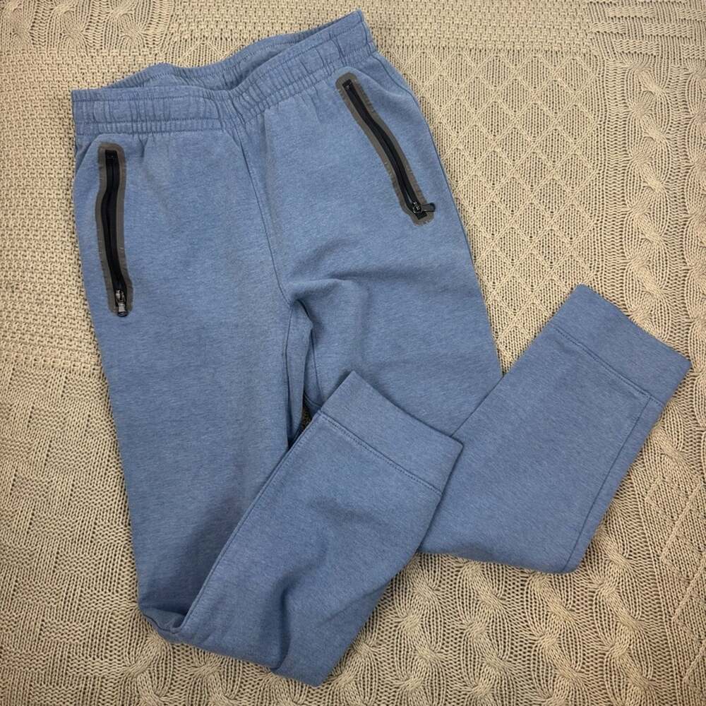 Old Navy Boys Blue Jogger 4-Way Stretch Sweat Pants 10/12 Large